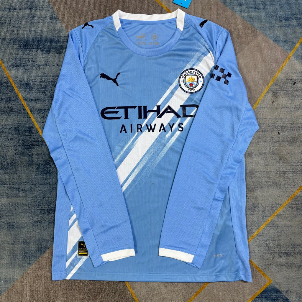 Manchester City 25/26 Home Long Sleeve Jersey