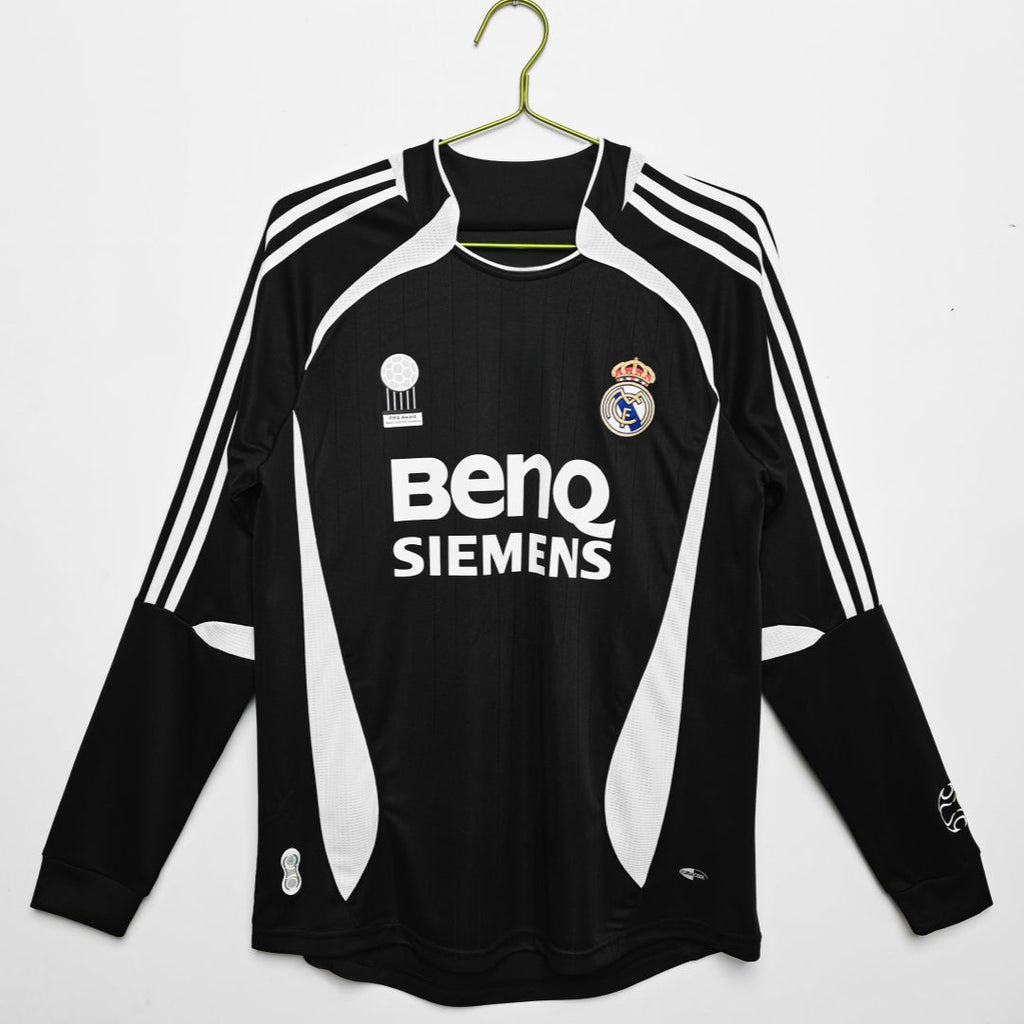 Real Madrid 2006-2007 Third Long Sleeve Retro Jersey