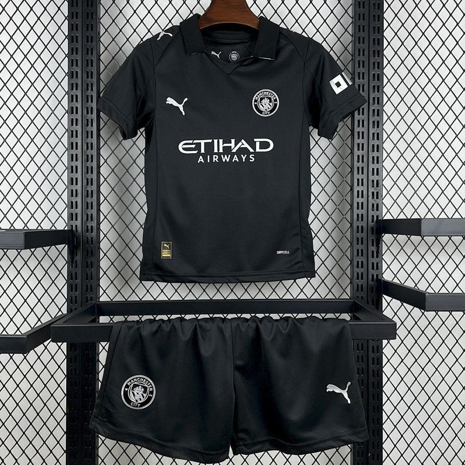 Manchester City 25/26 Away Kids Kit