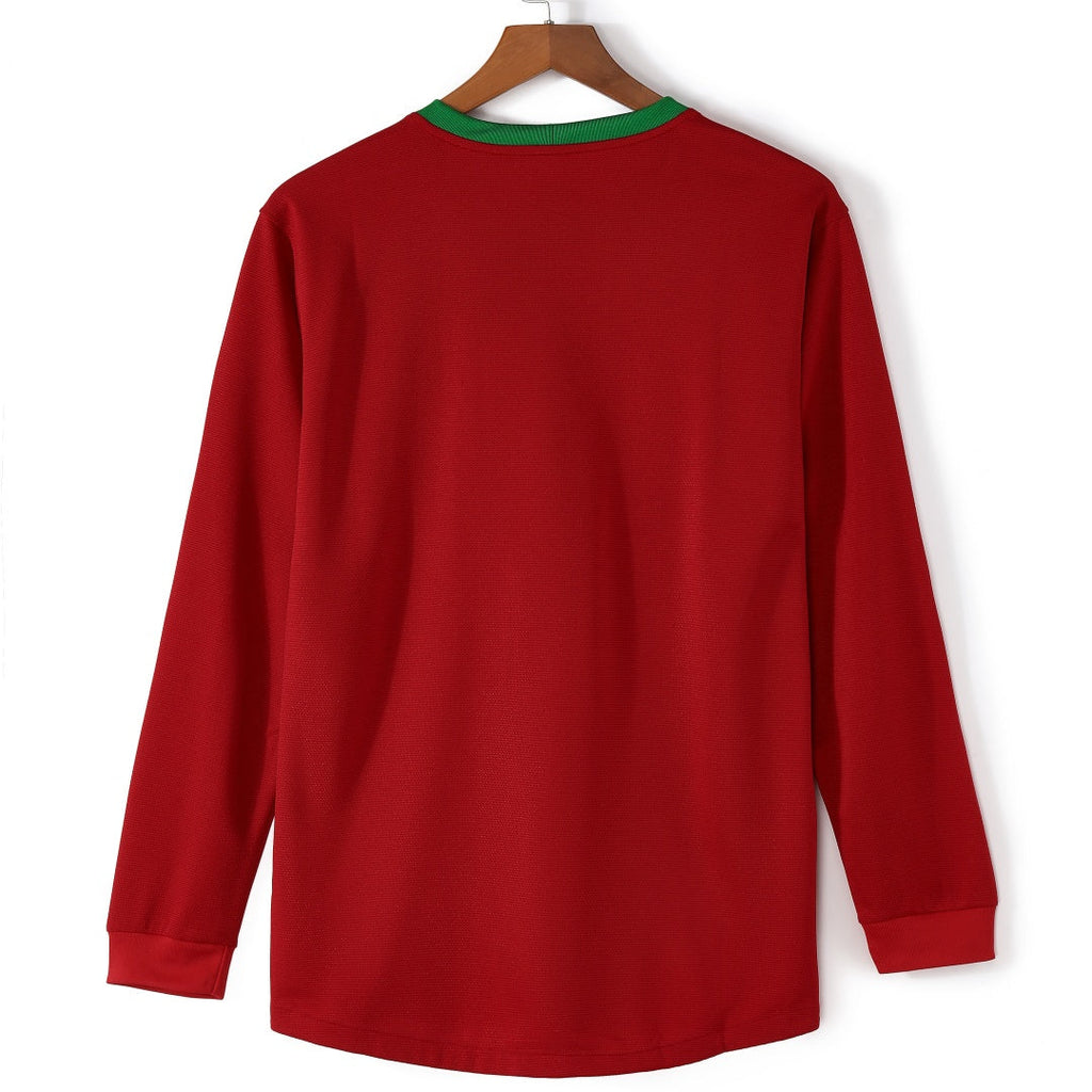Portugal 2012 Home Retro Long Sleeve Jersey