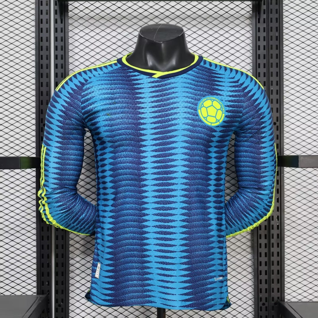 Colombia 2026 Away Player Long Sleeve Jersey
