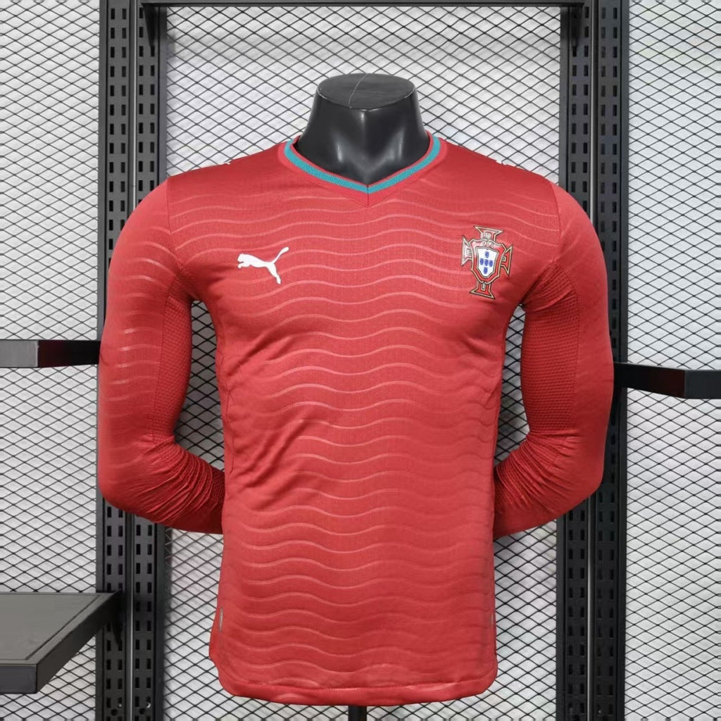 Portugal 25/26 Home Player Long Sleeve Jersey