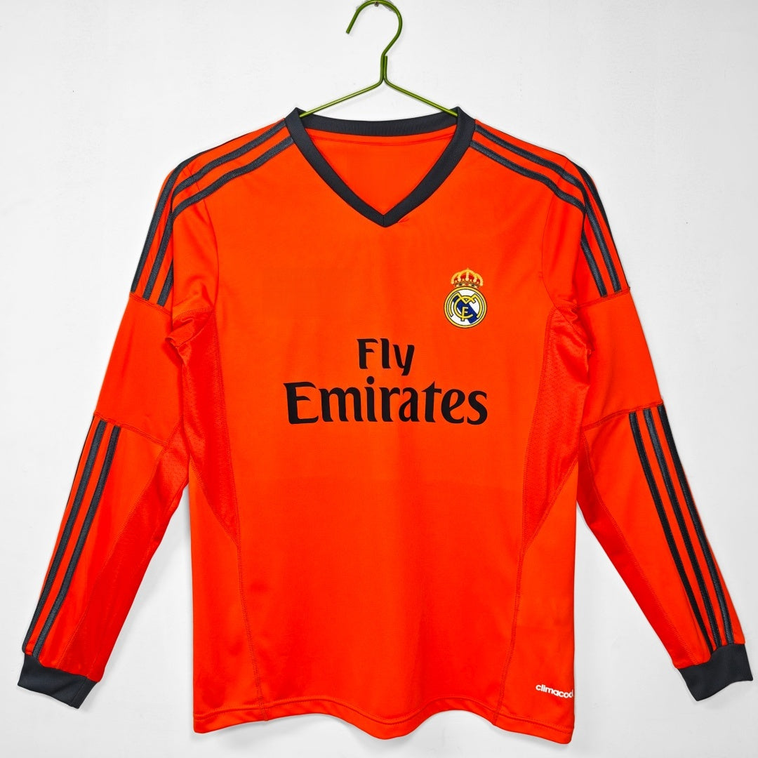 Real Madrid 2013-2014 Third Long Sleeve Retro Jersey
