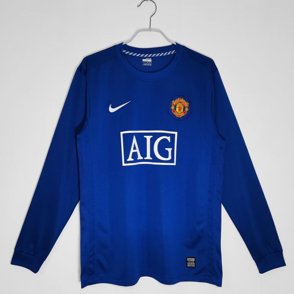 Manchester United 2007-2008 Third Retro Long Sleeve Jersey