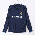 Real Madrid 2005-2006 Away Long Sleeve Retro Jersey