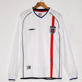 England 2002 Home Retro Long Sleeve Jersey