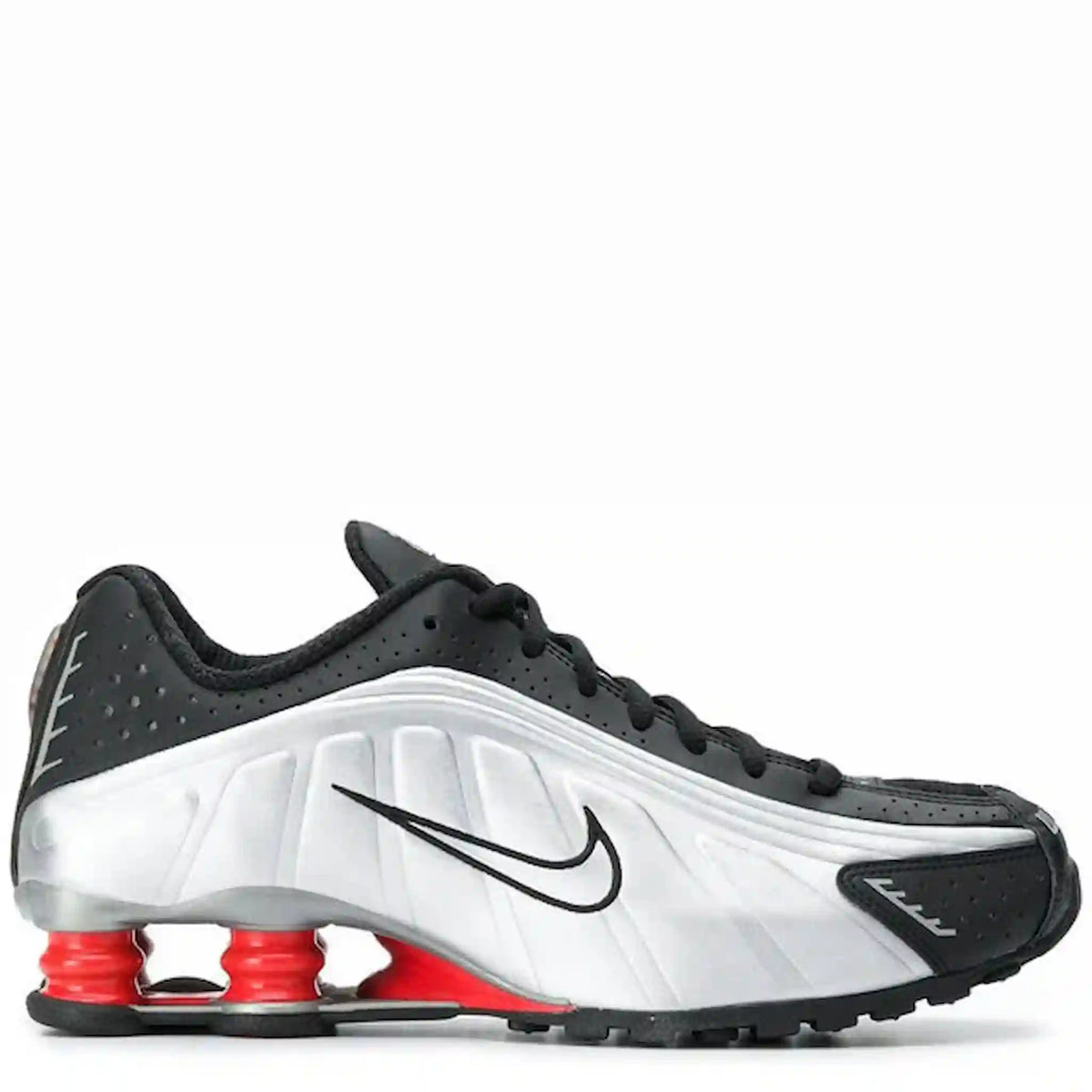 Shox R4 "Black/Metallic Silver" sneakers