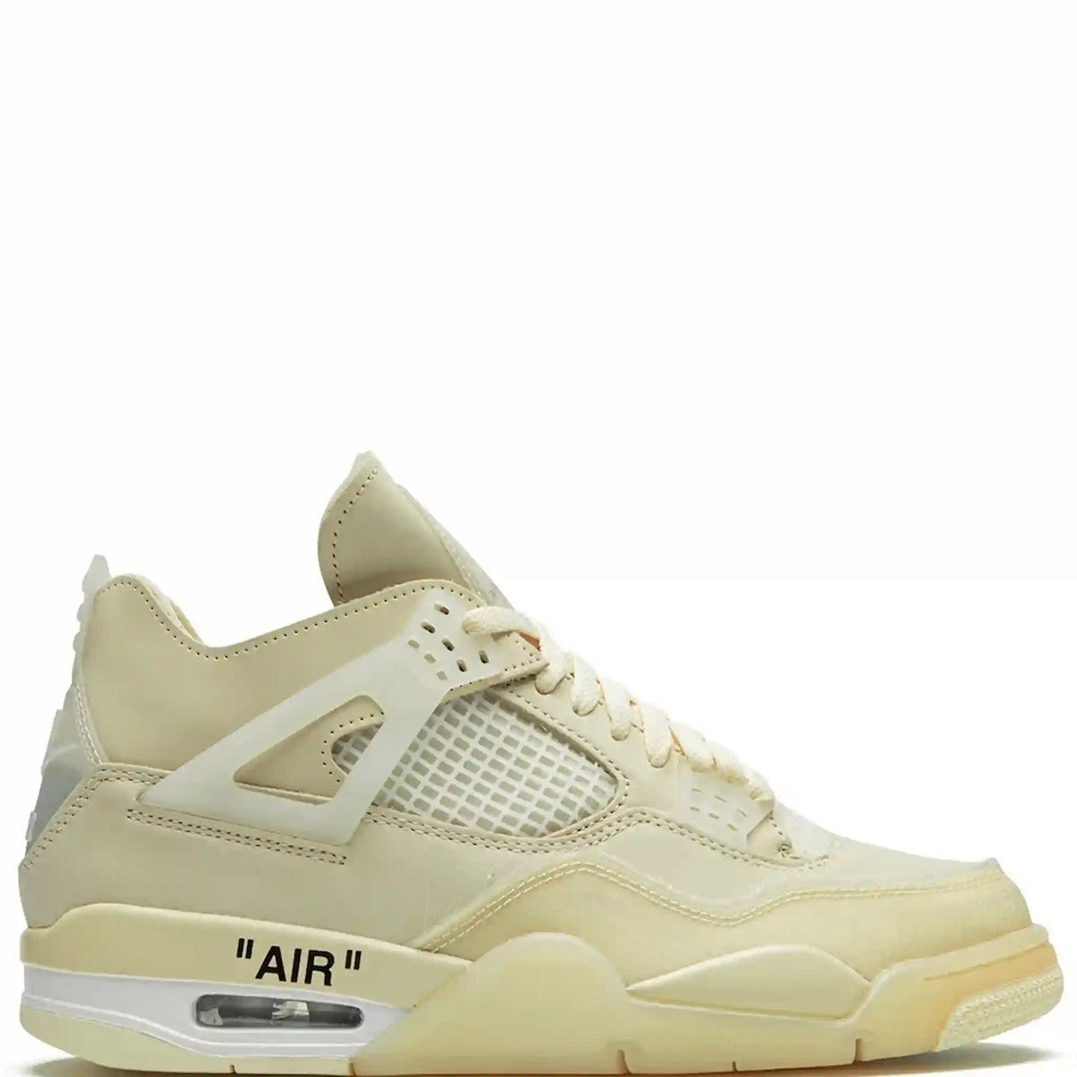 Nike Air Jordan 4 Retro x Off-White "Sail" Sneaker