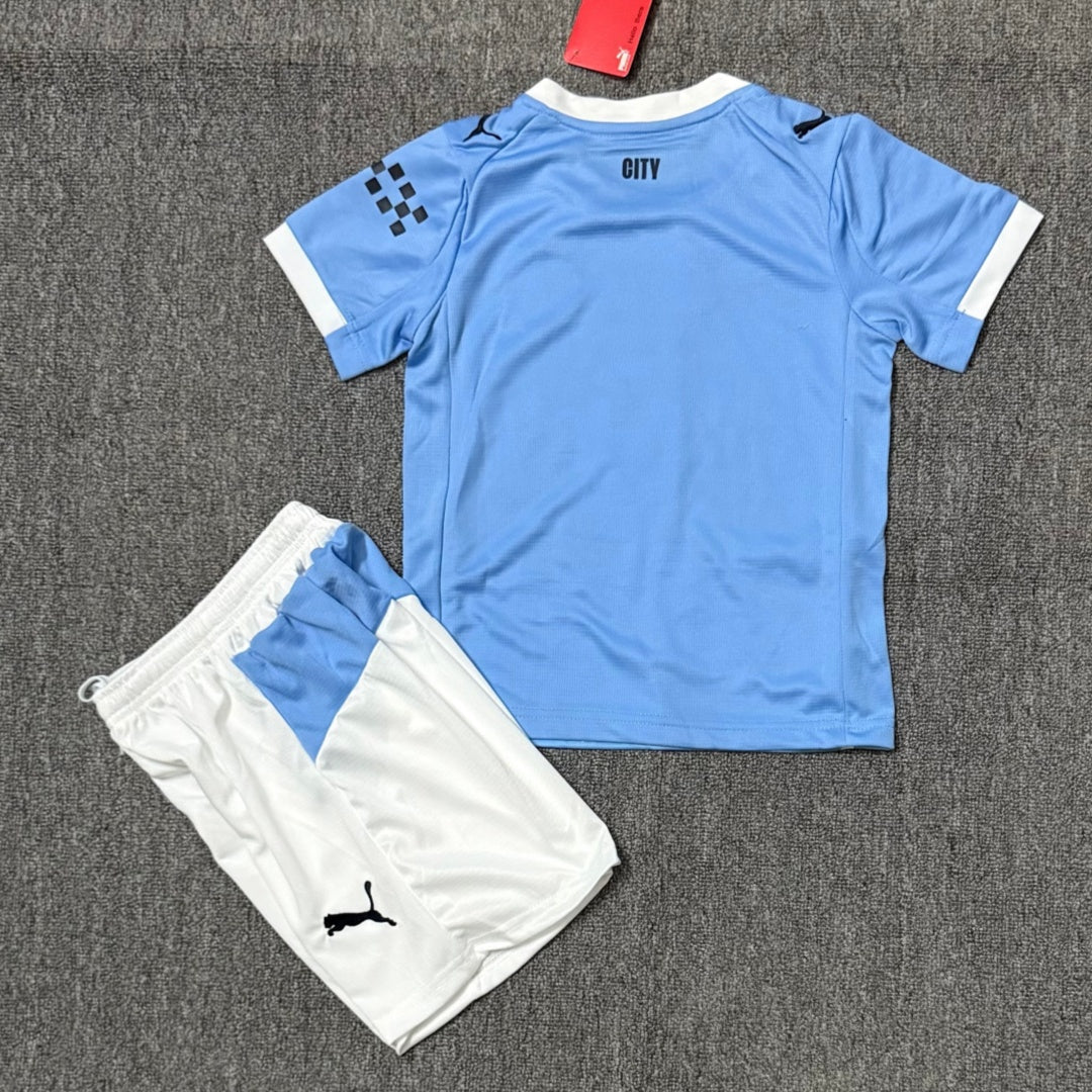 Manchester City 25/26 Home Kids Kit