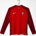 Portugal 2016 Home Retro Long Sleeve Jersey