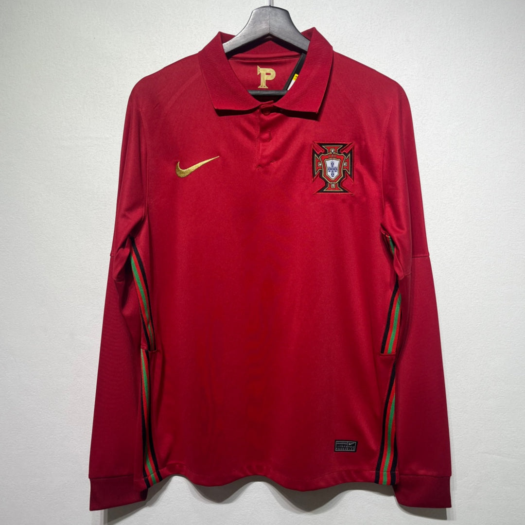 Portugal 2020 Home Retro Long Sleeve Jersey