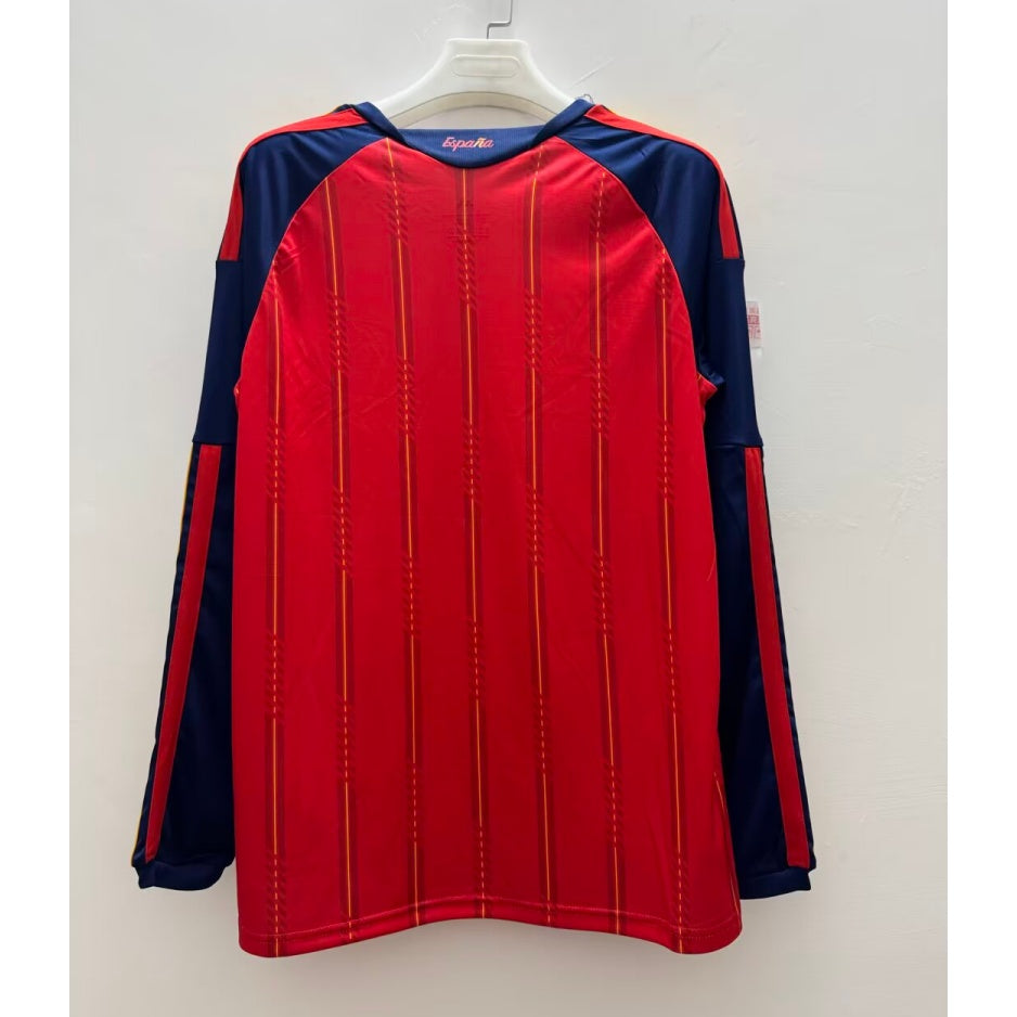 Spain 25/26 Home Long Sleeve Jersey