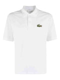Lacoste cotton polo shirt white