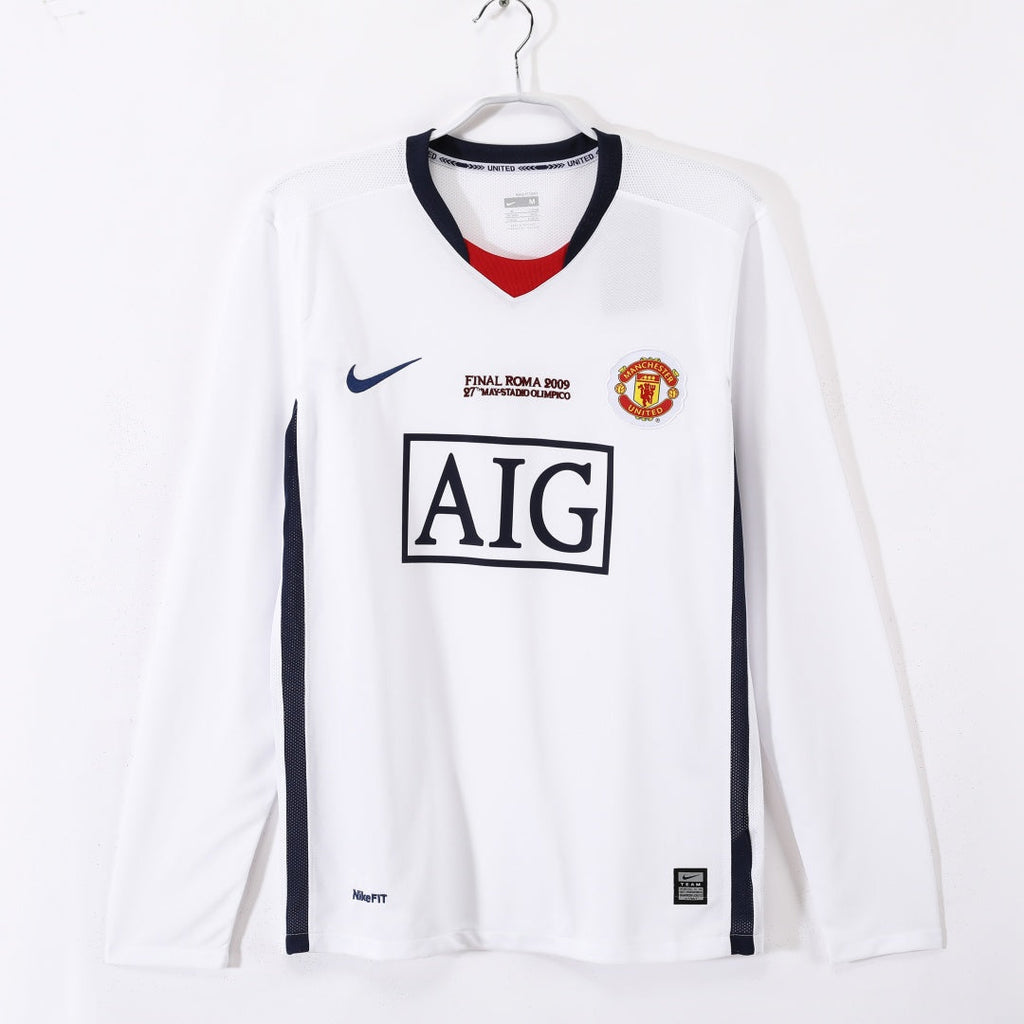 Manchester United 2008-2009 Away Retro Long Sleeve Jersey
