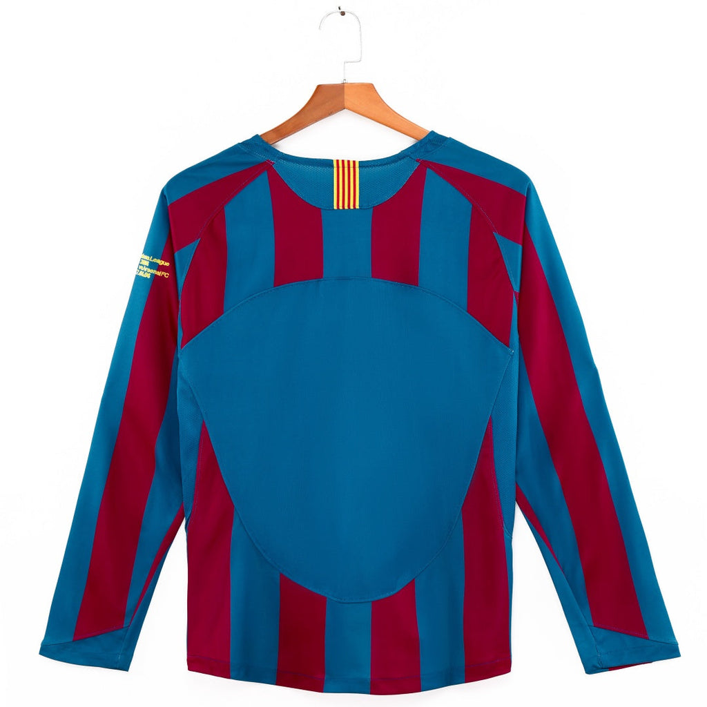 Barcelona 2005-2006 Home Retro Long Sleeve Jersey