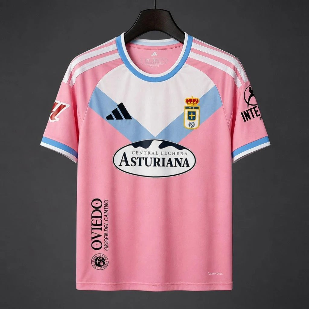Real Oviedo 26/27 Away Pink Jersey