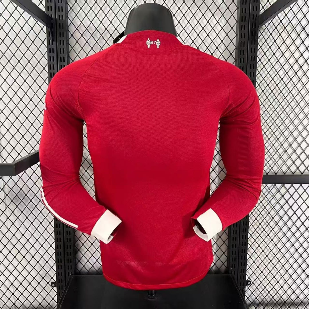 Liverpool 25/26 Home Player Long Sleeve Jersey