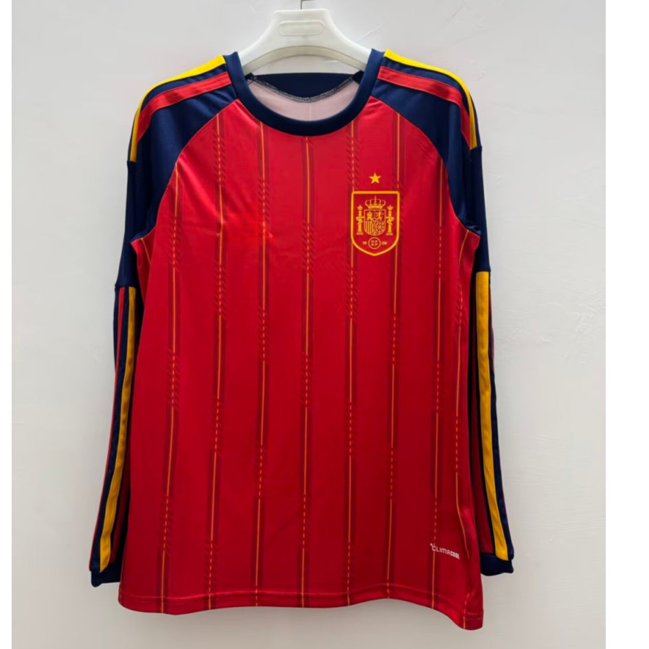 Spain 25/26 Home Long Sleeve Jersey