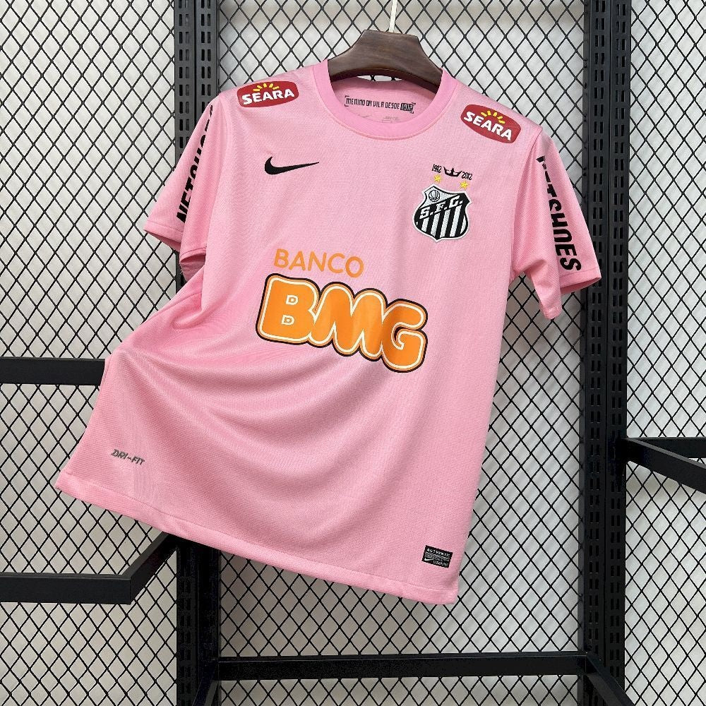 Santos 11/12 Retro Pink Jersey