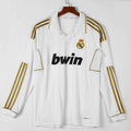 Real Madrid 2011-2012 Home Long Sleeve Retro Jersey