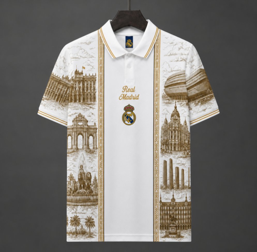 Real Madrid 26/27 x Air Dior Paris Polo Collar Jersey