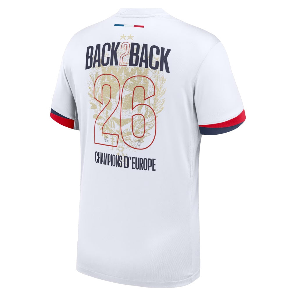 PSG 25/26 Away Champions -fan Version (⭐⭐) back2 back -26 Jersey