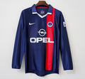 PSG 2001-2002 Home Retro Long Sleeve Jersey
