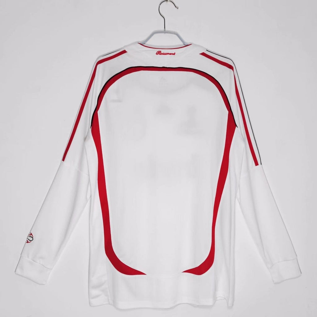 AC Milan 2006-2007 Away Retro Long Sleeve Jersey