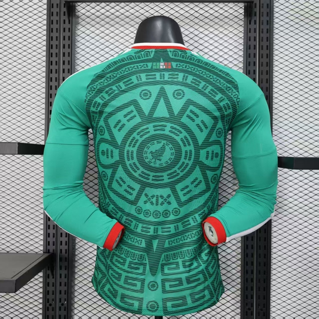 Mexico 25/26 Home Player Long Sleeve Jersey
