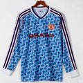 Manchester United 1990-1992 Away Retro Long Sleeve Jersey