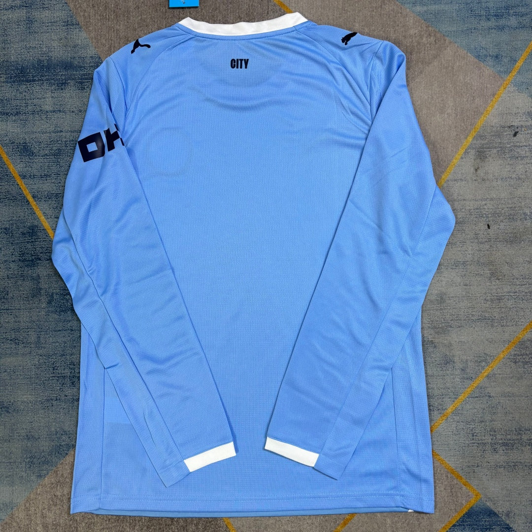 Manchester City 25/26 Home Long Sleeve Jersey