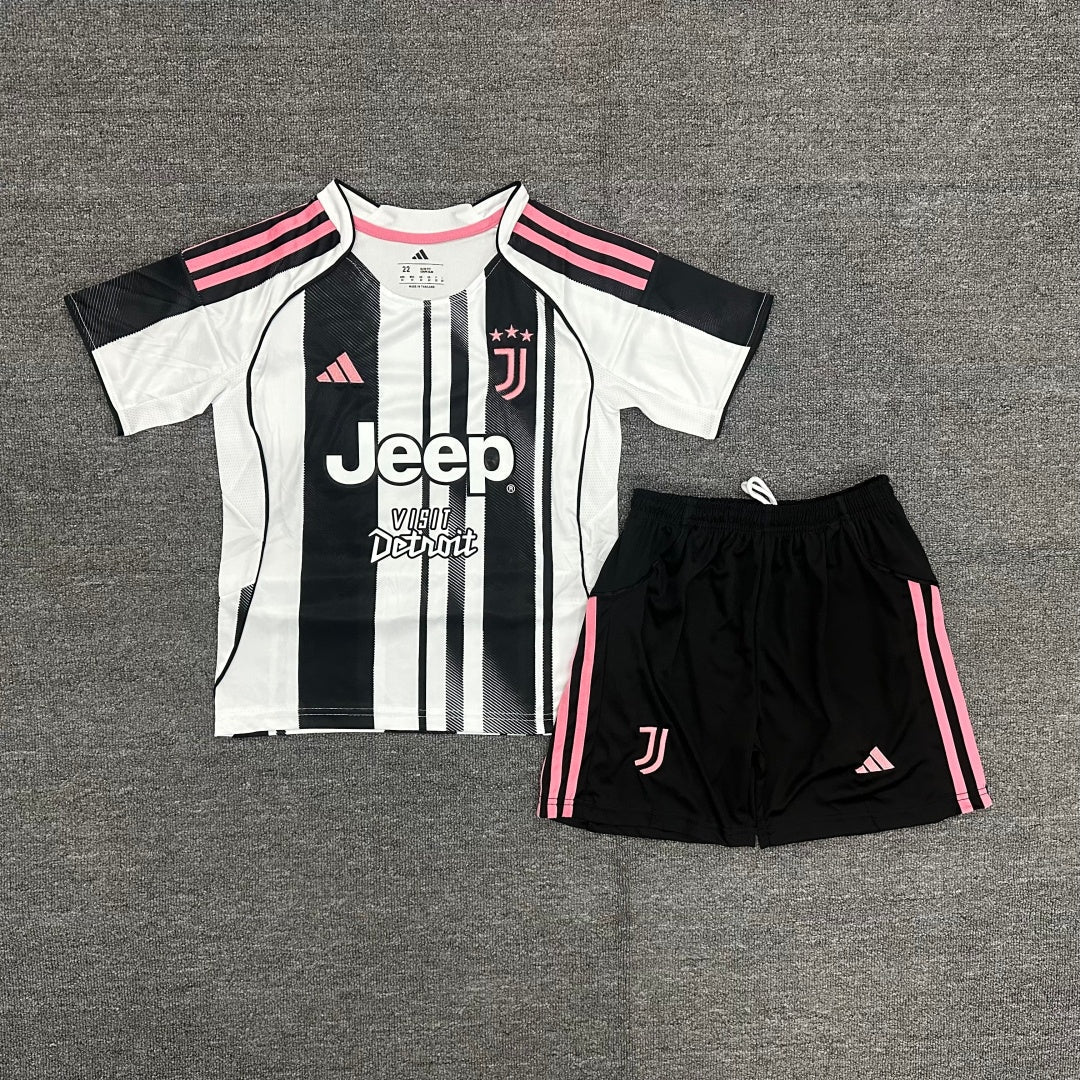 Juventus 25/26 Home Kids Kit