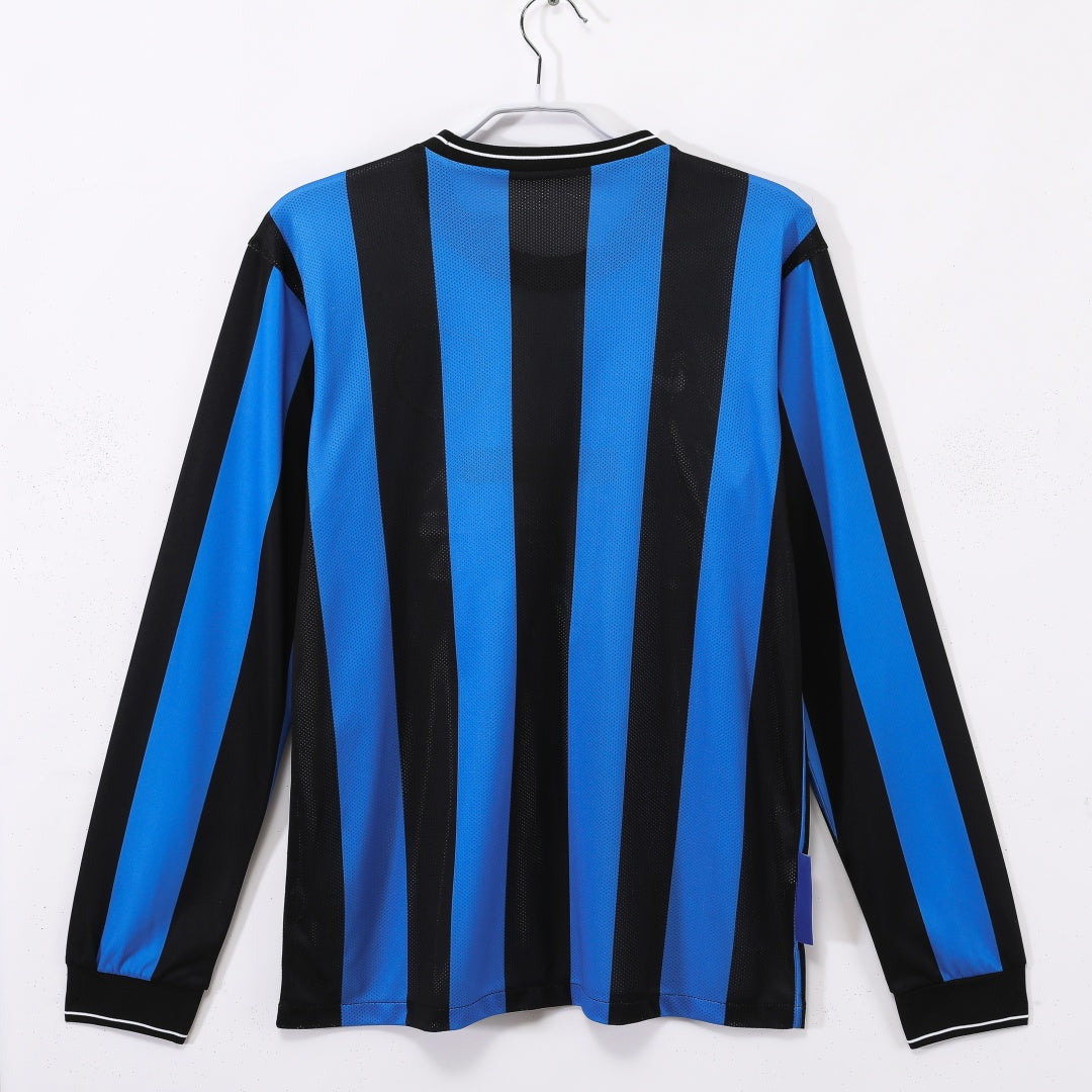 Inter Milan 2009-2010 Home Long Sleeve Retro Jersey