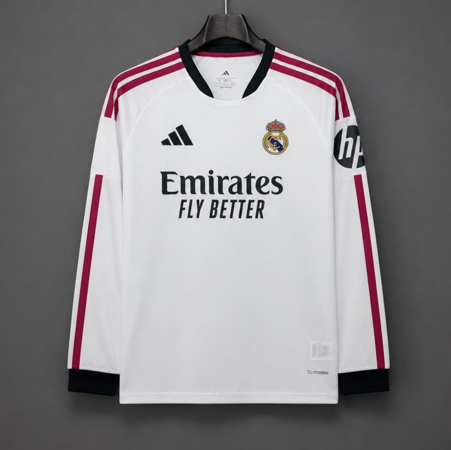 Real Madrid 26/27 Home Long Sleeve Jersey