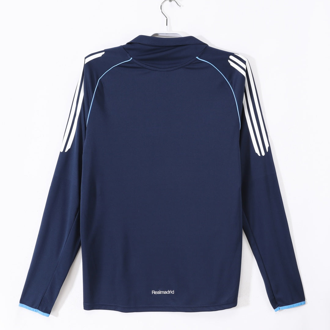 Real Madrid 2005-2006 Away Long Sleeve Retro Jersey