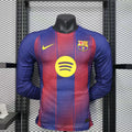 Barcelona 25/26 Home Player Long Sleeve Jersey