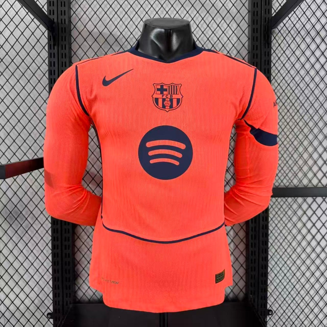 Barcelona 25/26 Third Player Long Sleeve Jersey