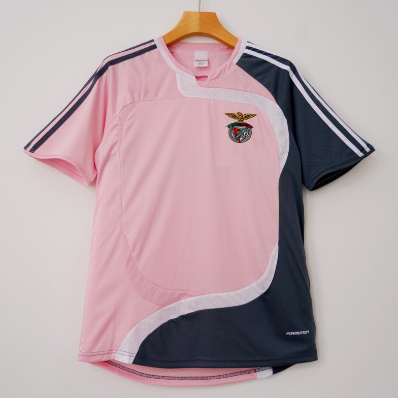 Benfica Pink 2007-2008 Retro Jersey