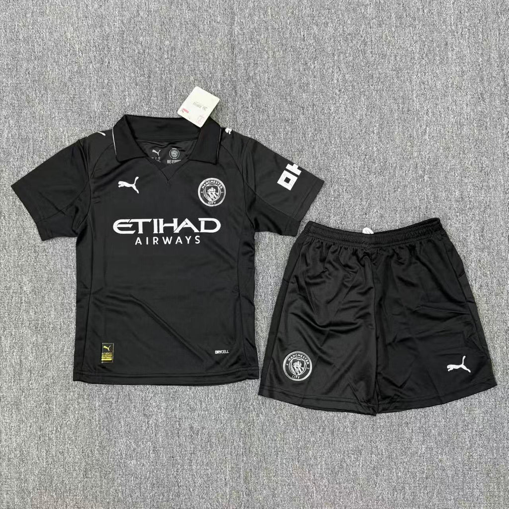 Manchester City 25/26 Away Kids Kit