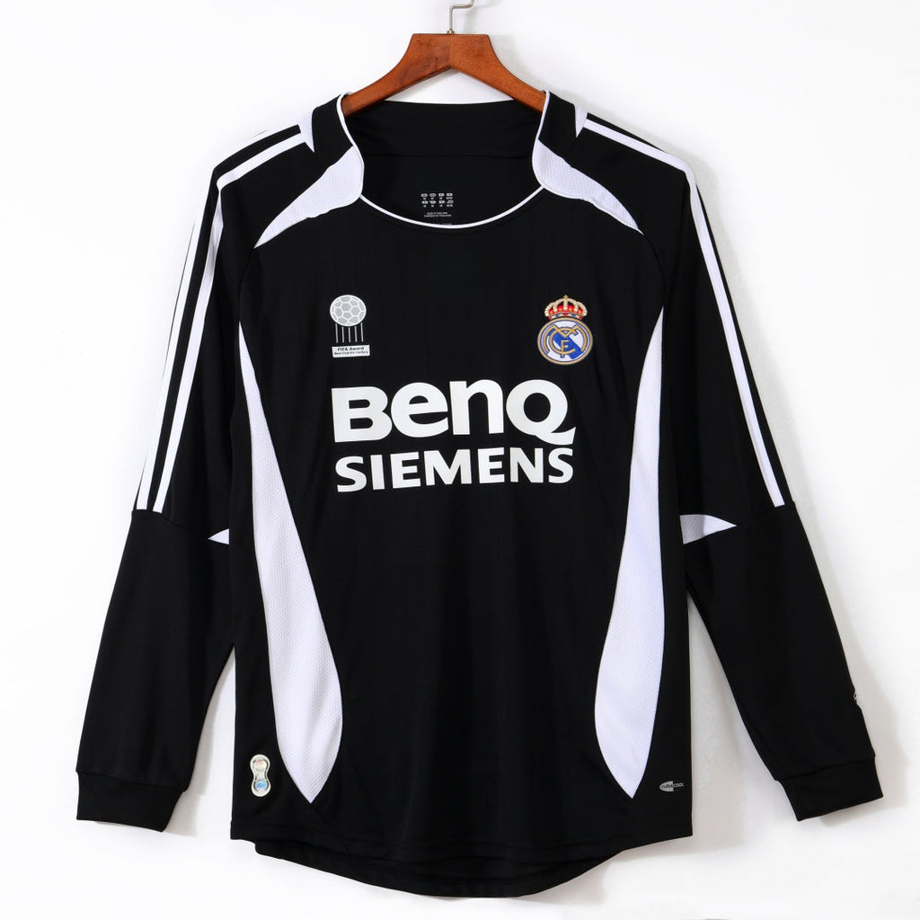 Real Madrid 2006-2007 Third Retro Long Sleeve Jersey