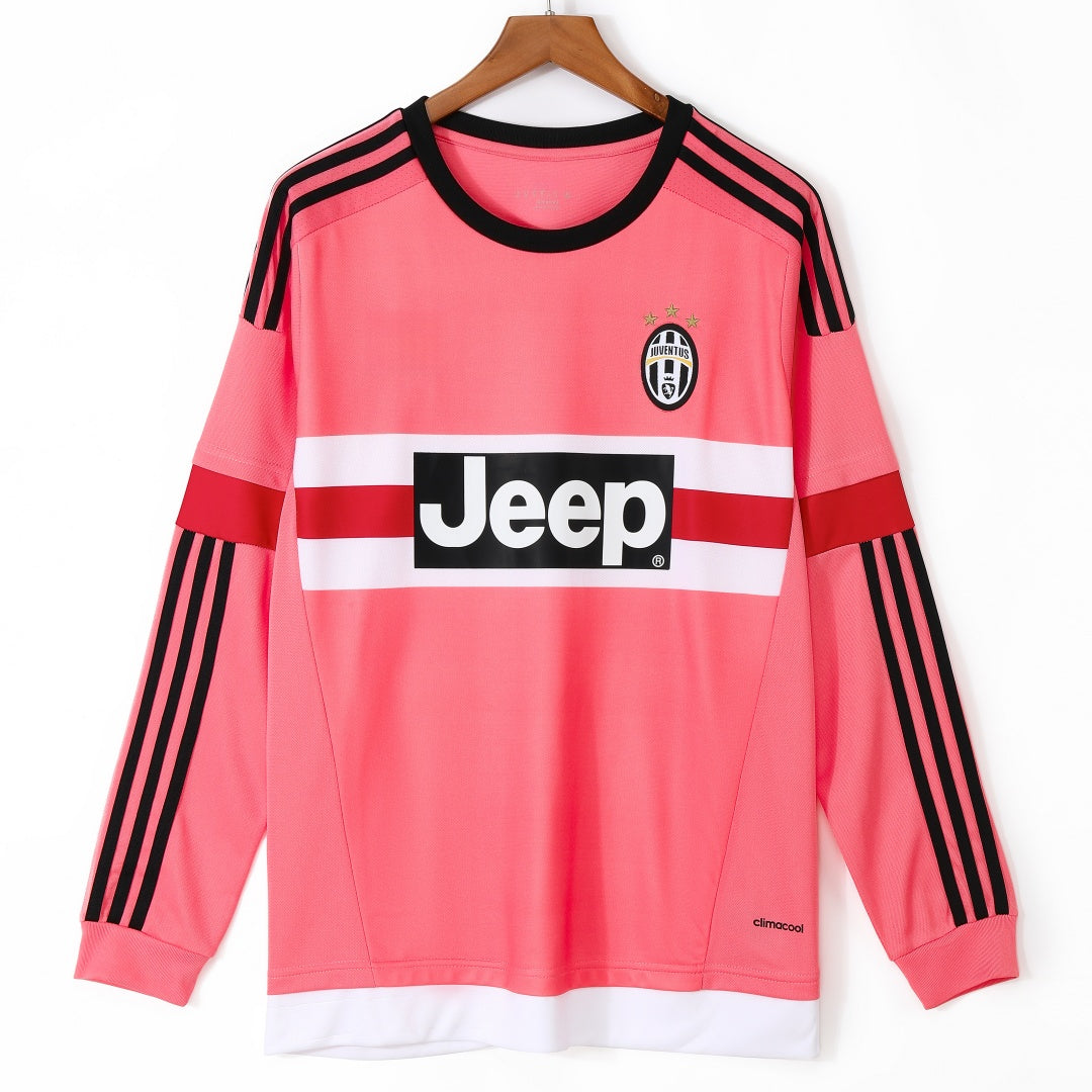 Juventus 2015-2016 Away Long Sleeve Retro Jersey