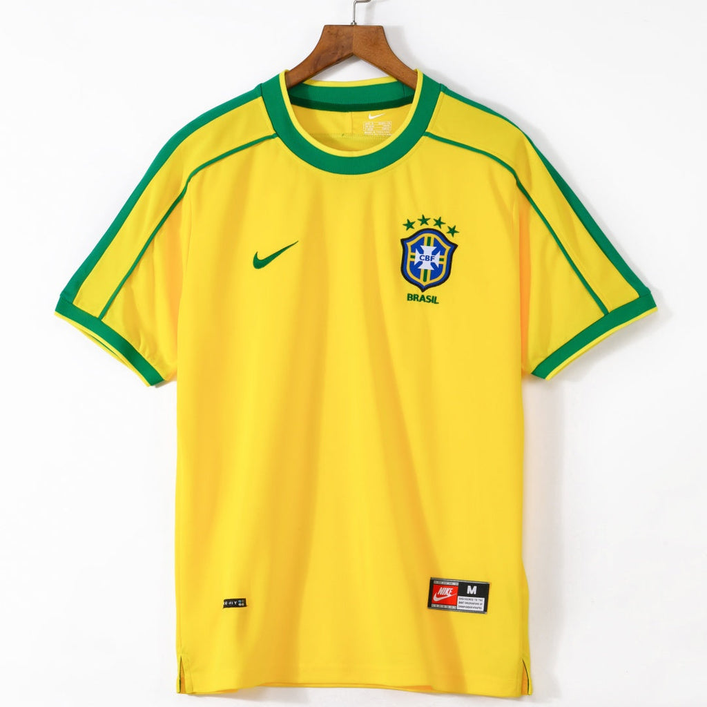 Brazil 1998 Home Retro Jersey