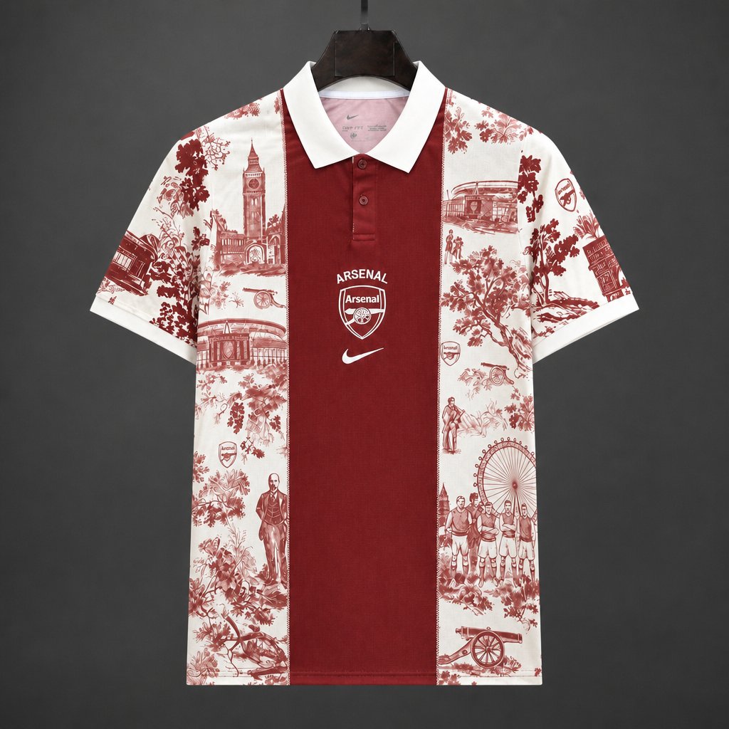 Arsenal 26/27 x Dior Red Special Edition Jersey