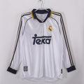 Real Madrid 1998-2000 Home Long Sleeve Retro Jersey