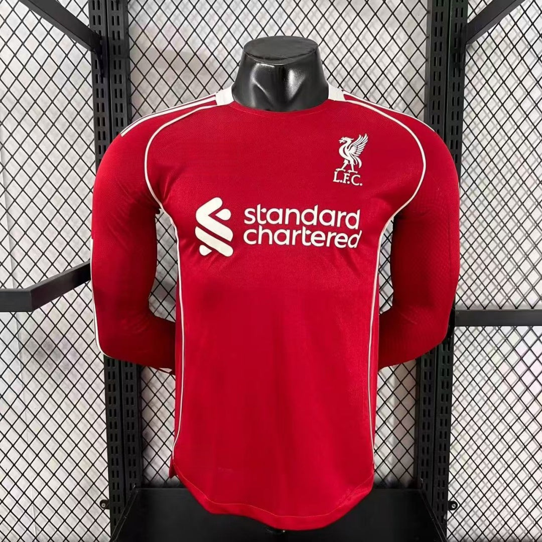 Liverpool 25/26 Home Player Long Sleeve Jersey