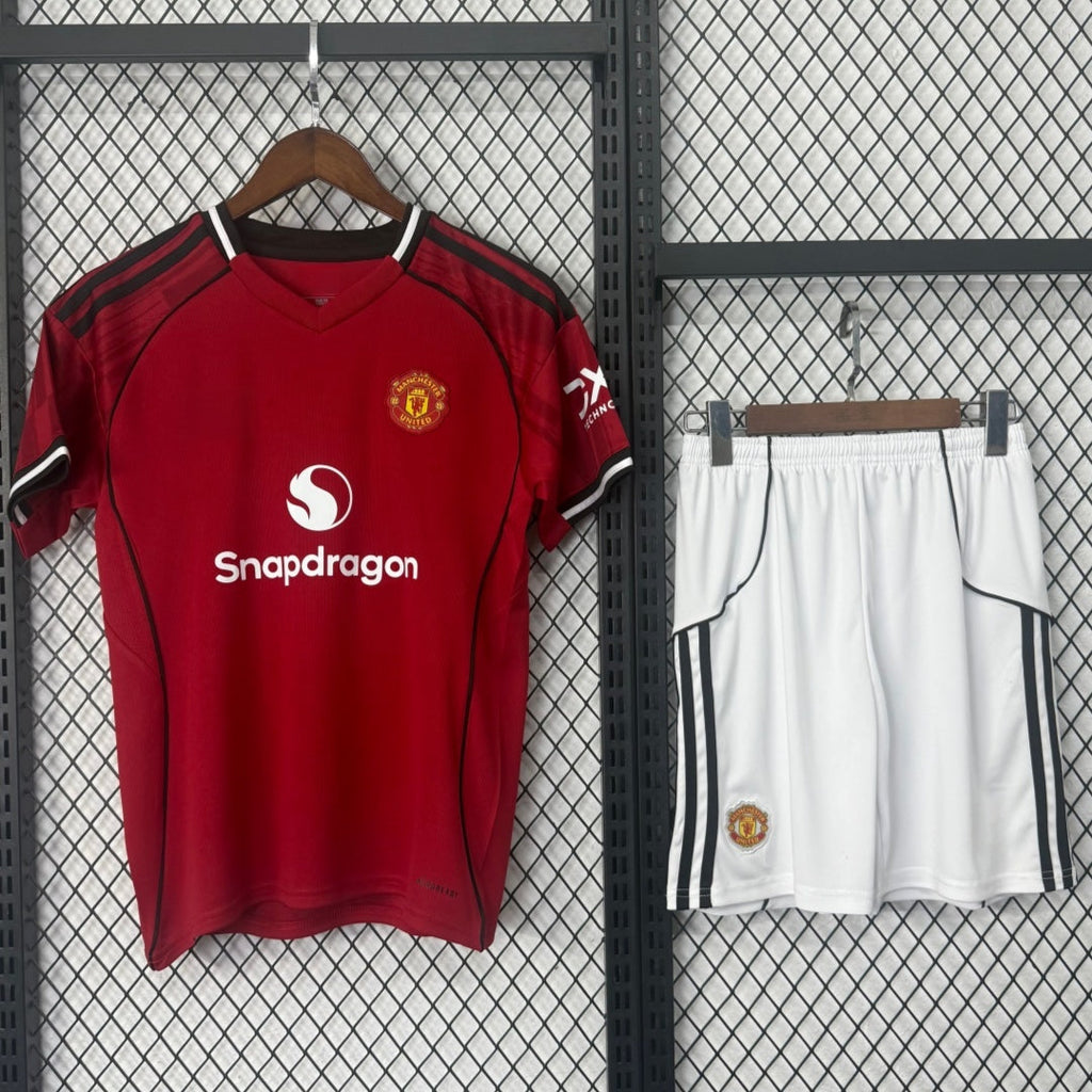 Manchester United 25/26 Home Kit – Adult