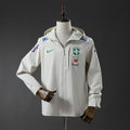 Reversible Windbreaker Jacket Brazil White