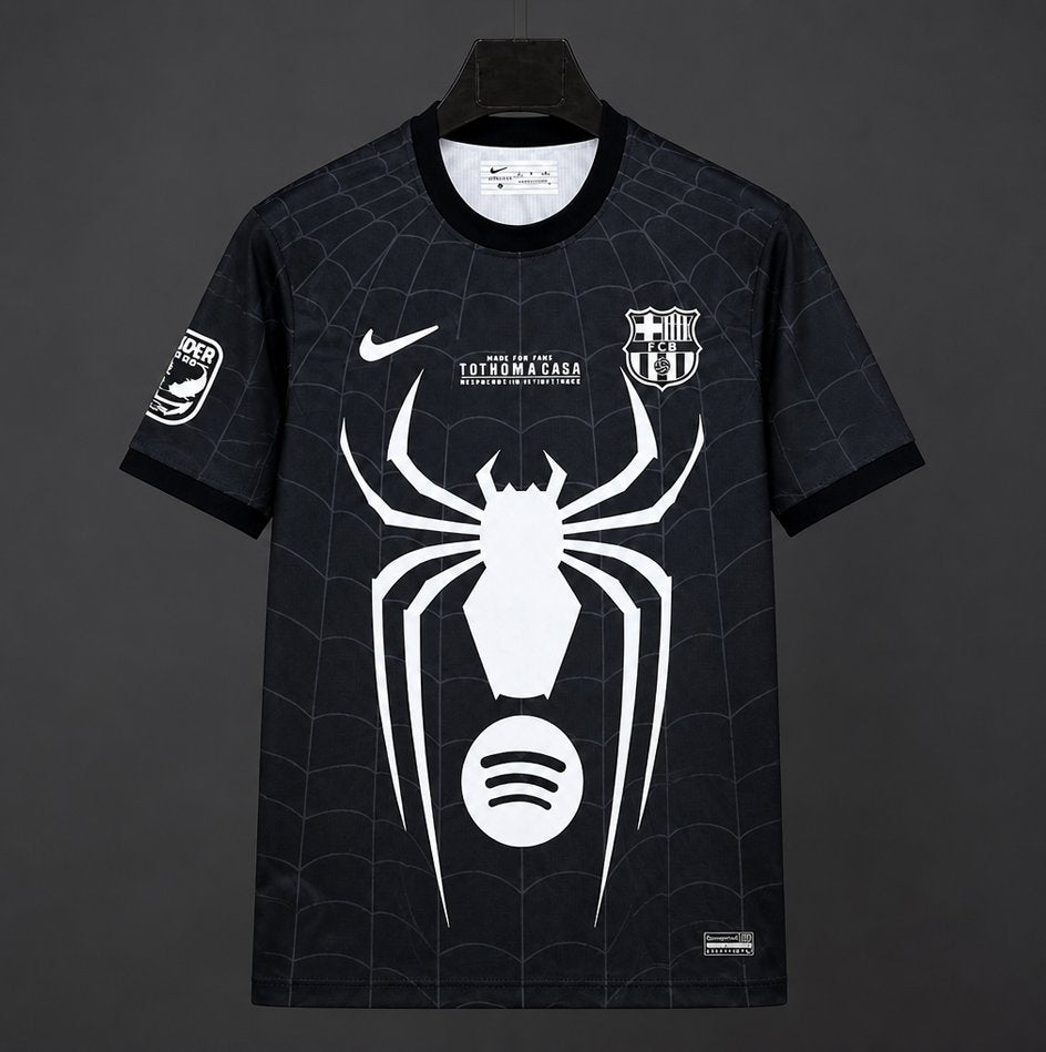 Barcelona 26/27 x Spider Black Jersey