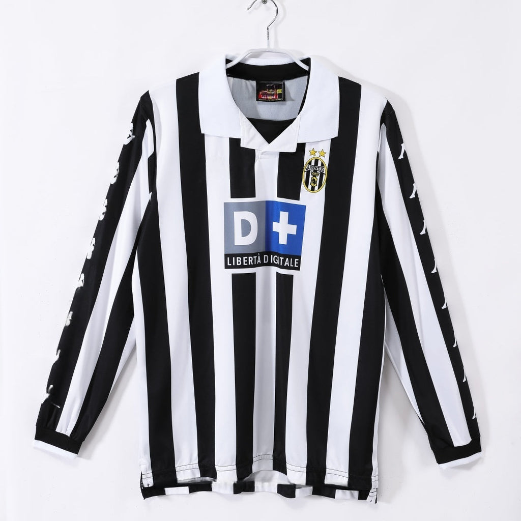 Juventus 1999-2000 Home Retro Long Sleeve Jersey