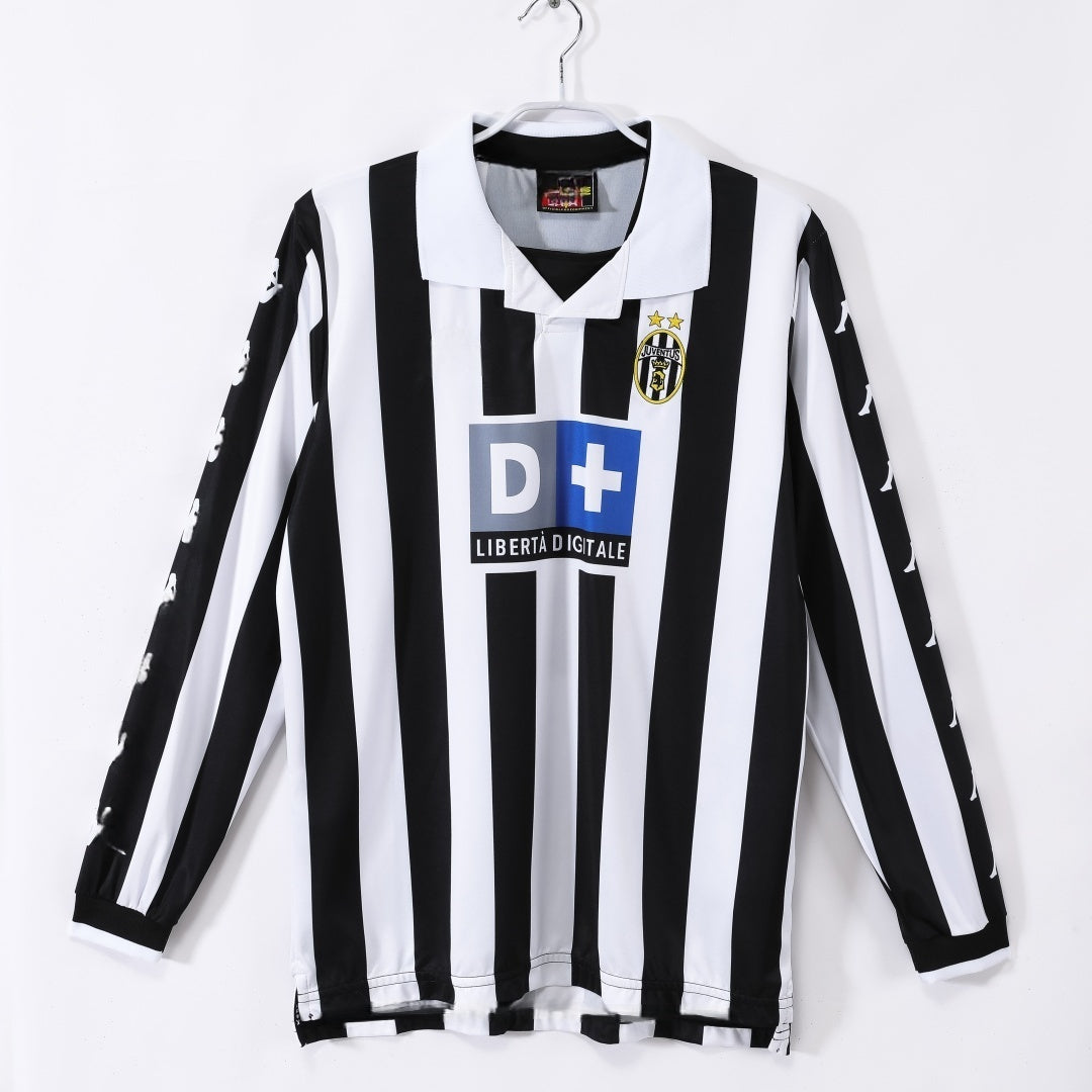 Juventus 1999-2000 Home Retro Long Sleeve Jersey